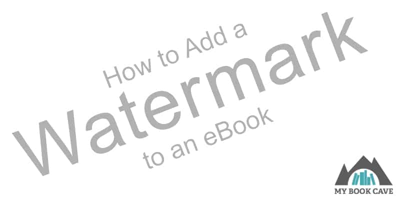 Add a Watermark to an eBook in Jutoh