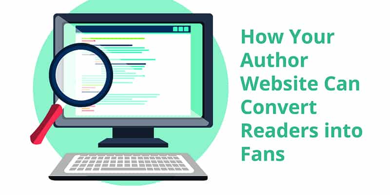 Author website can convert readers into fans