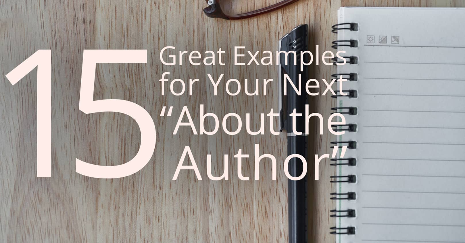 writer bio examples for your next about the author