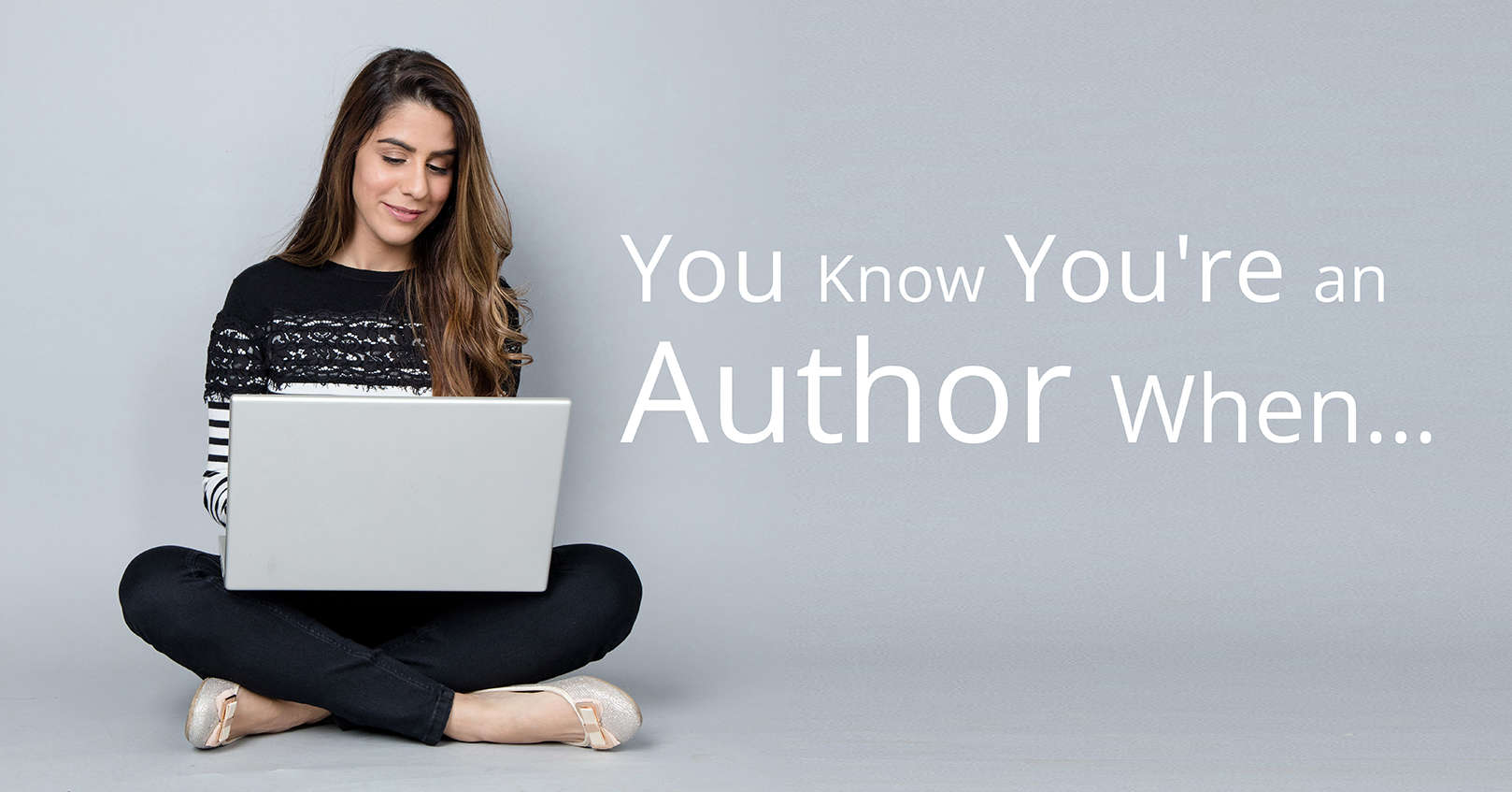 you're an author