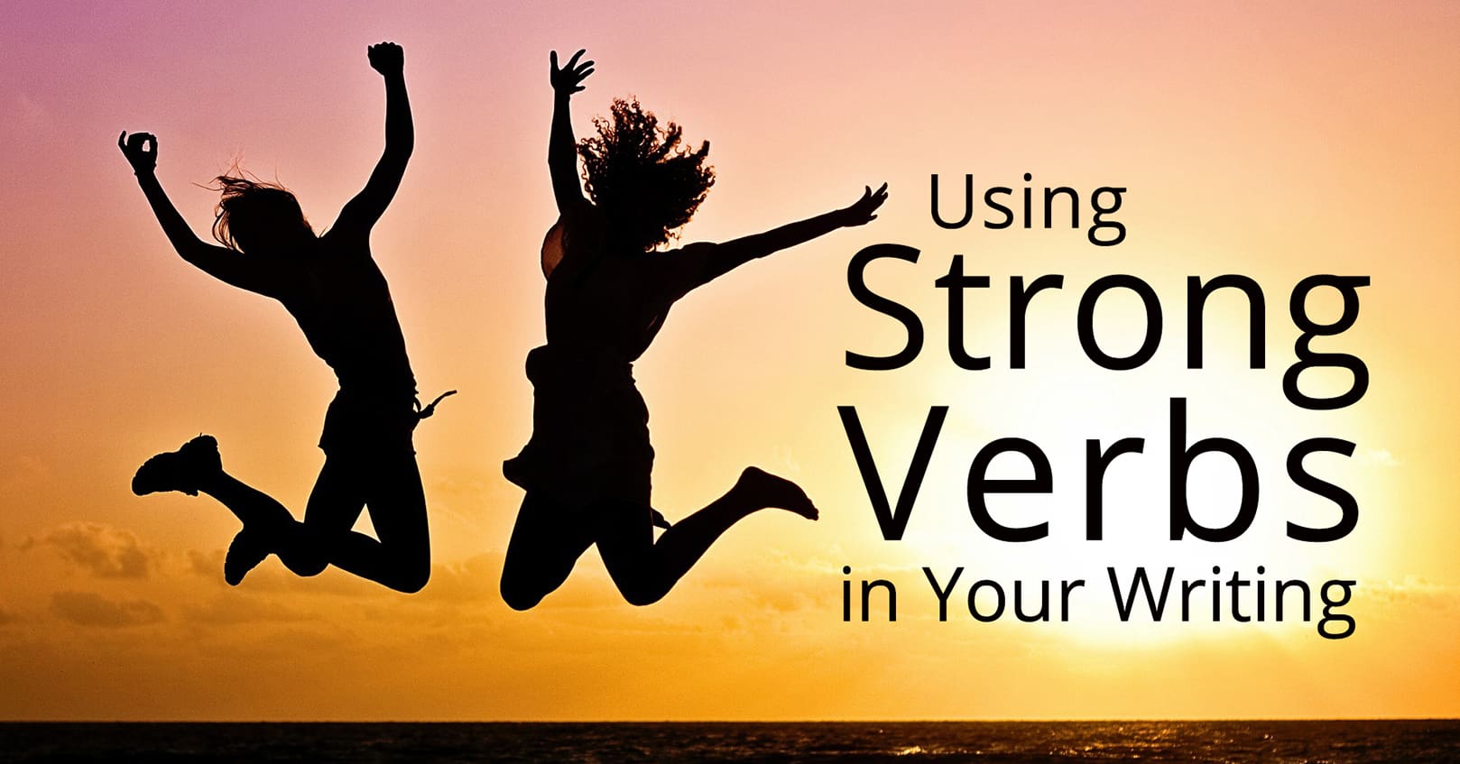 using strong verbs