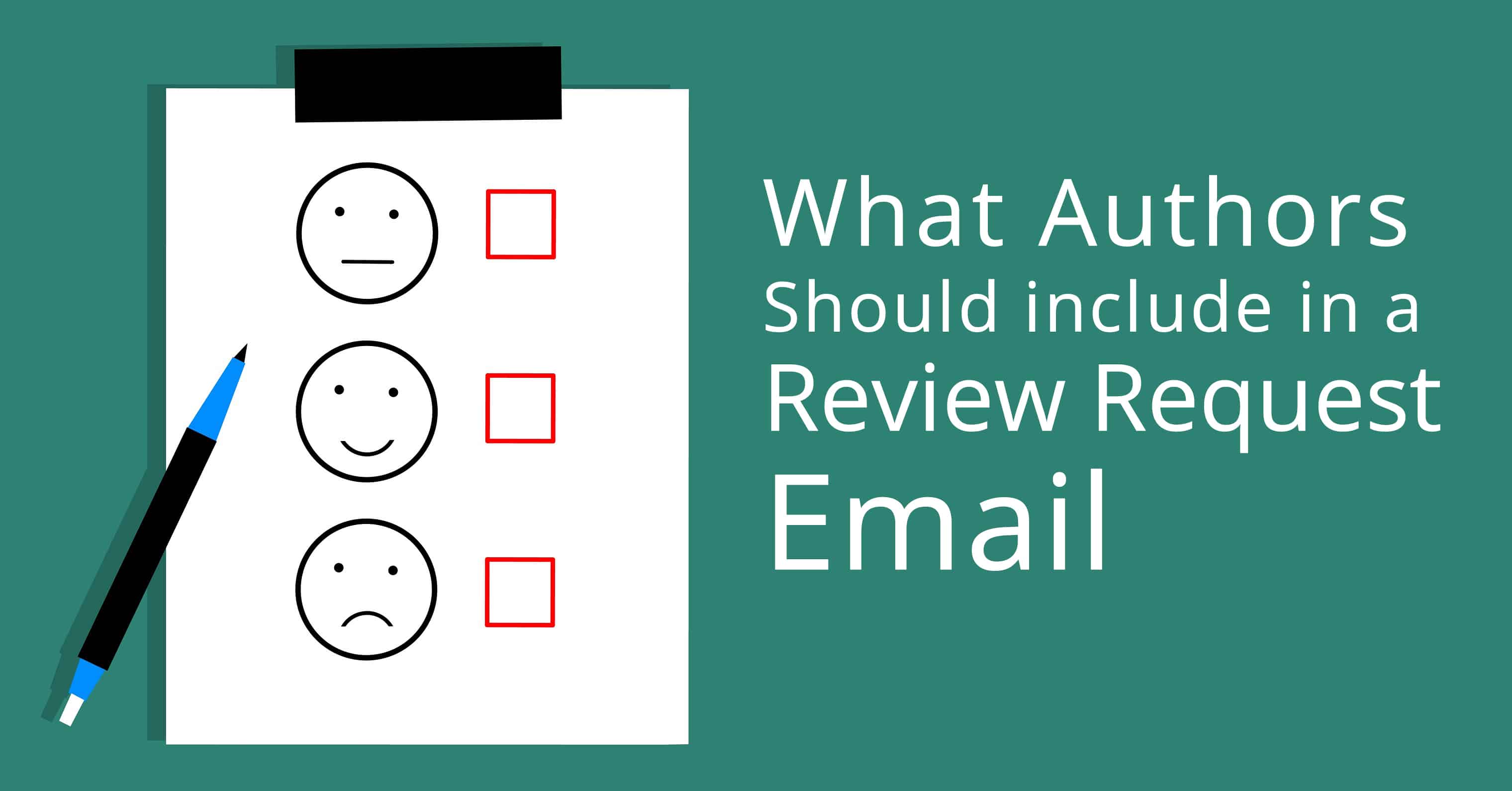 What Authors Should include in a Review Request Email