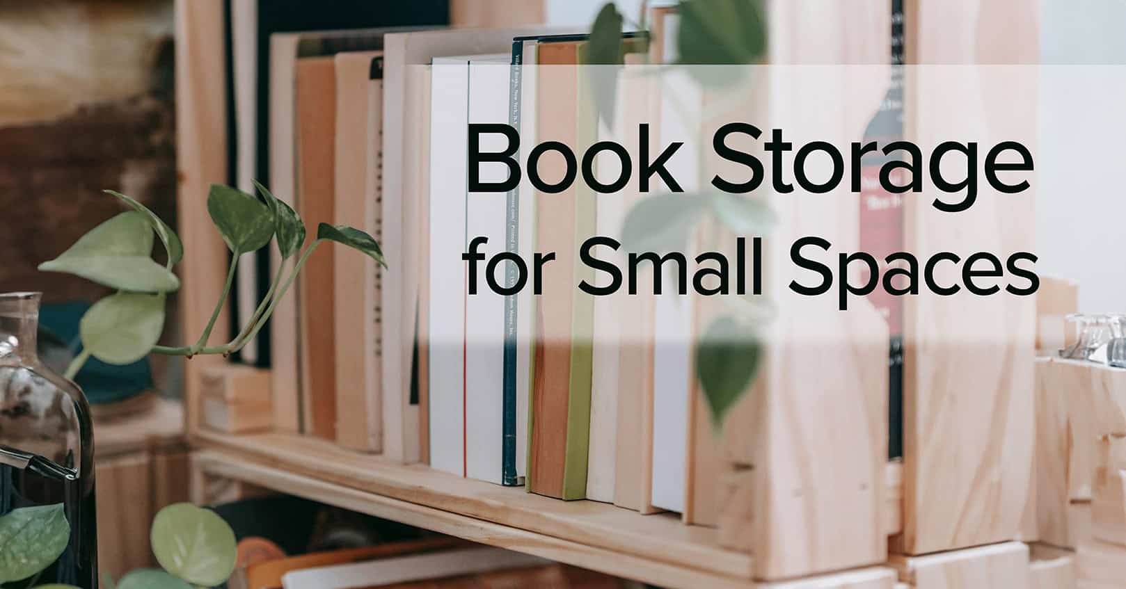 book storage for small spaces