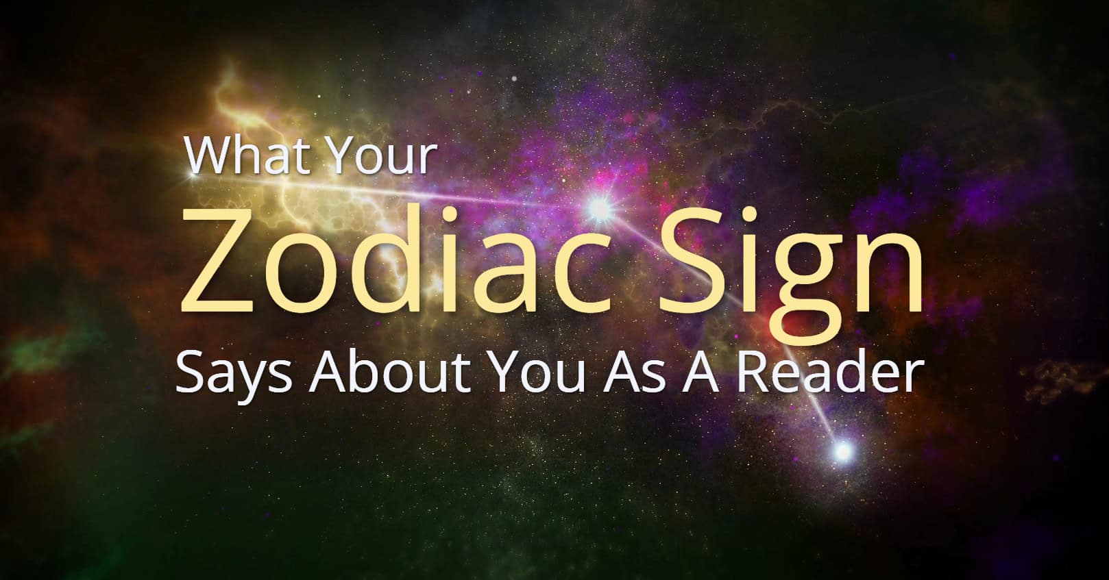 What Your Zodiac Sign Says about You as a Reader