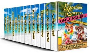 Cover for Summer Snoops Unleashed: 14 Furr-ocious Mysteries and Cozy Crimes