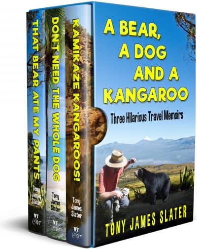 Cover for A Bear, a Dog and a Kangaroo: Three Comedy Memoirs... with Teeth and Claws!