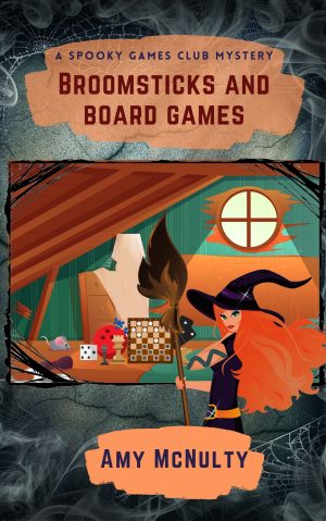 Cover for Broomsticks and Board Games