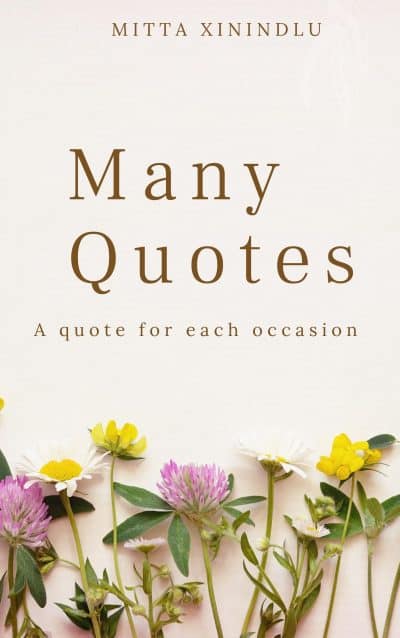 Cover for Many Quotes