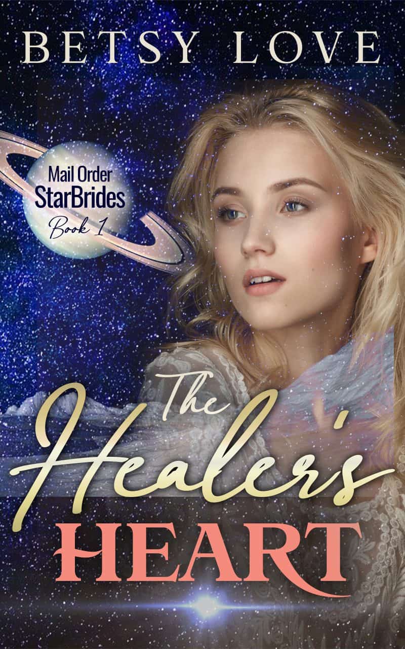 Cover for The Healer's Heart: A clean/sweet space opera romance