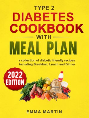 Cover for Type 2 Diabetes Cookbook with Meal Plan