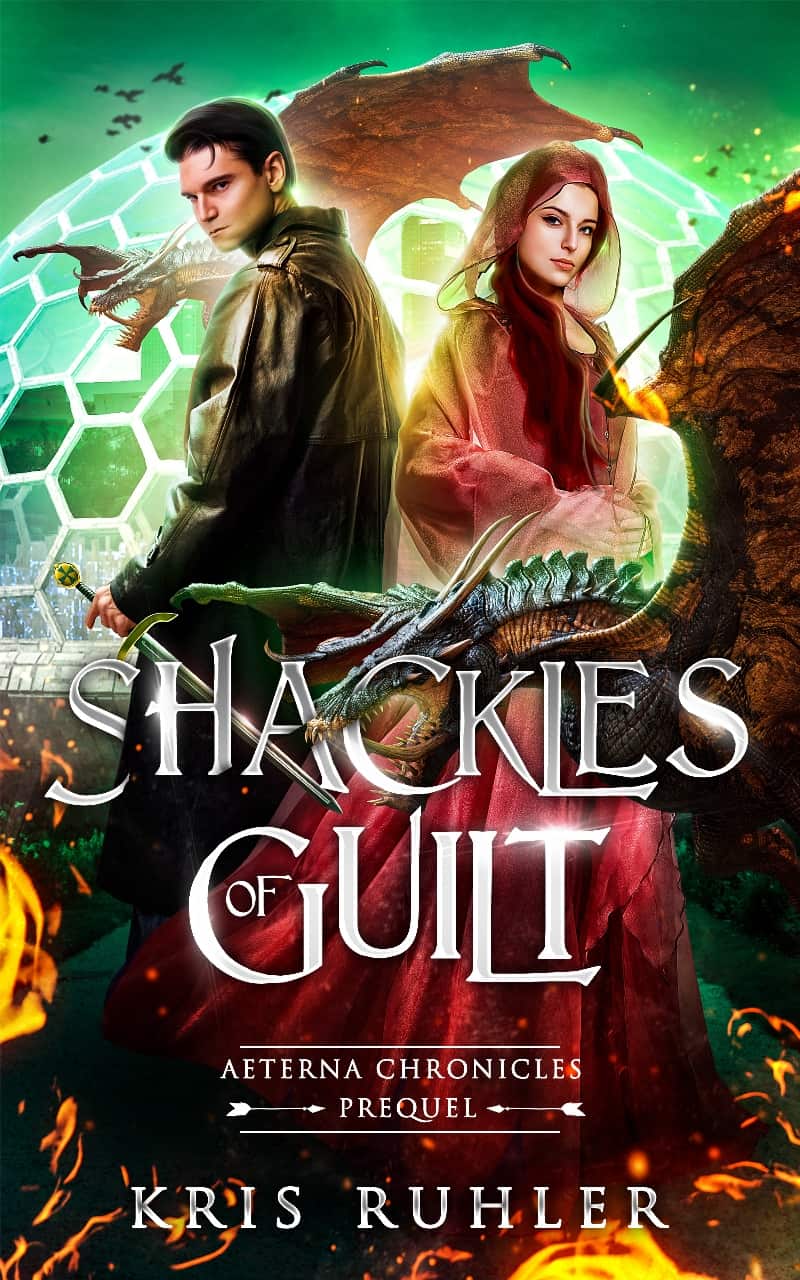 Cover for Shackles of Guilt: A YA urban fantasy prequel novel to the Aeterna Chronicles