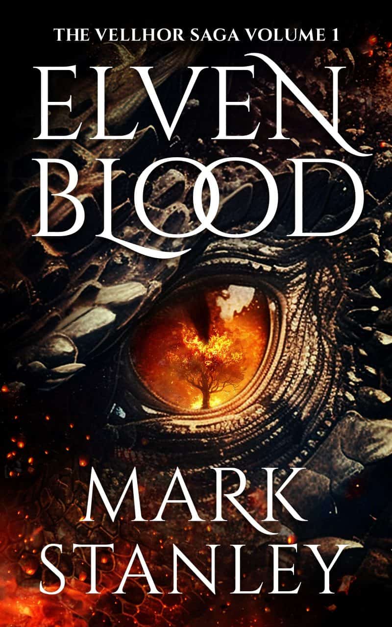 Cover for Elven Blood: Volume 1 of the Vellhor Saga