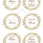 Personalized Book Library Stickers