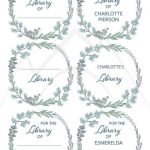 Personalized Book Library Stickers