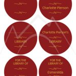 Personalized Book Library Stickers